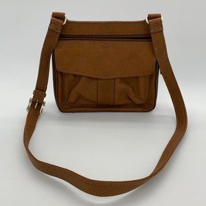 Fossil Leather Shoulder Bag #75082 Semi Vintage Brown